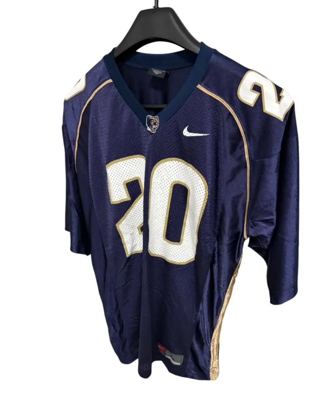 Nike Pittsburgh Panthers Football Jersey #20 Size Large Navy Blue